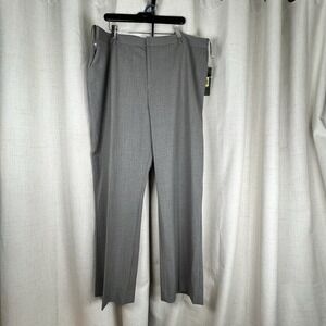 NEW! Lauren Ralph Lauren Wool Blend Mist Grey Dress Pants Slacks Womens Plus 20W